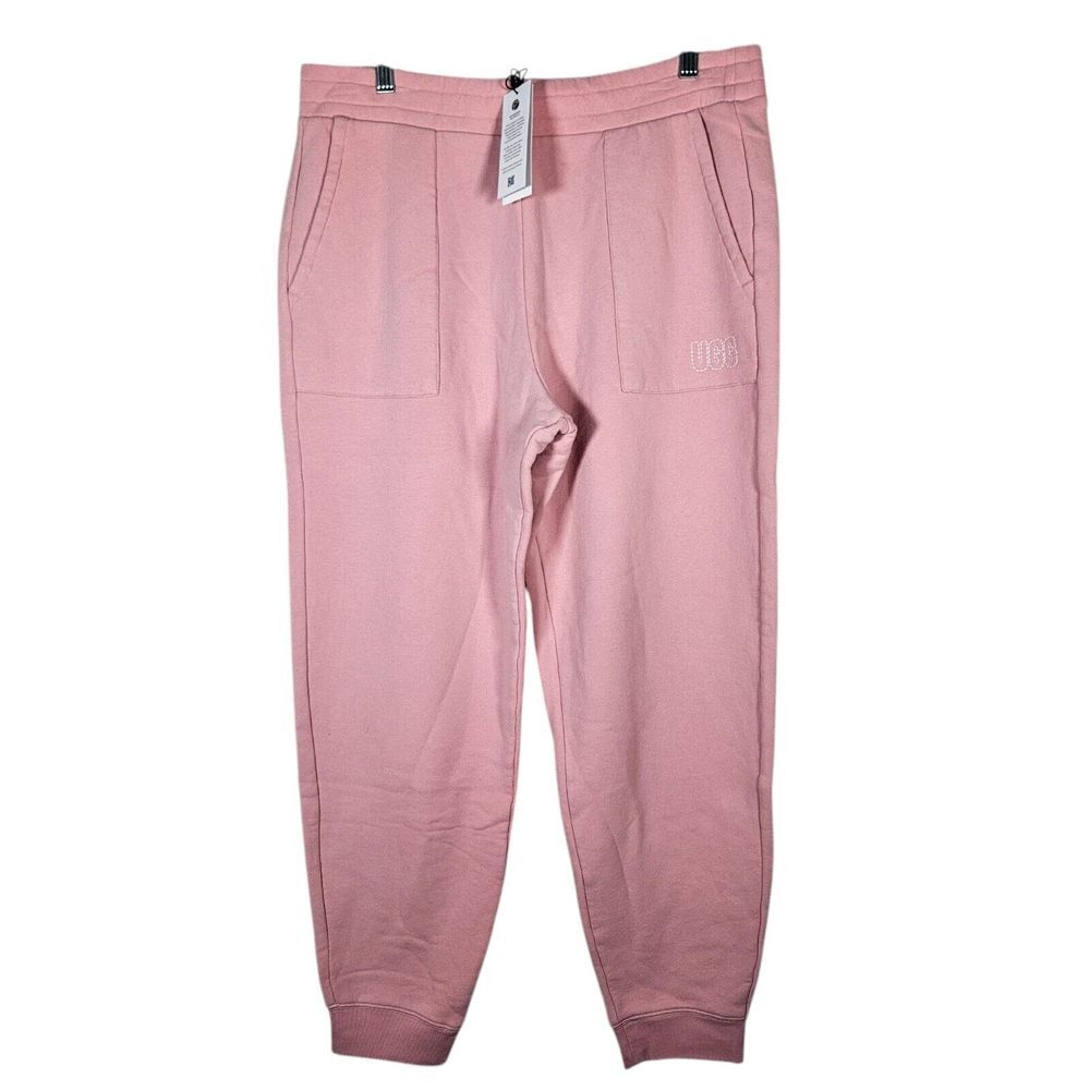 NWT UGG Pants Womens L Sofiana Mixed Jogger Clay Pink Cozy Soft Pockets‎ Stretch